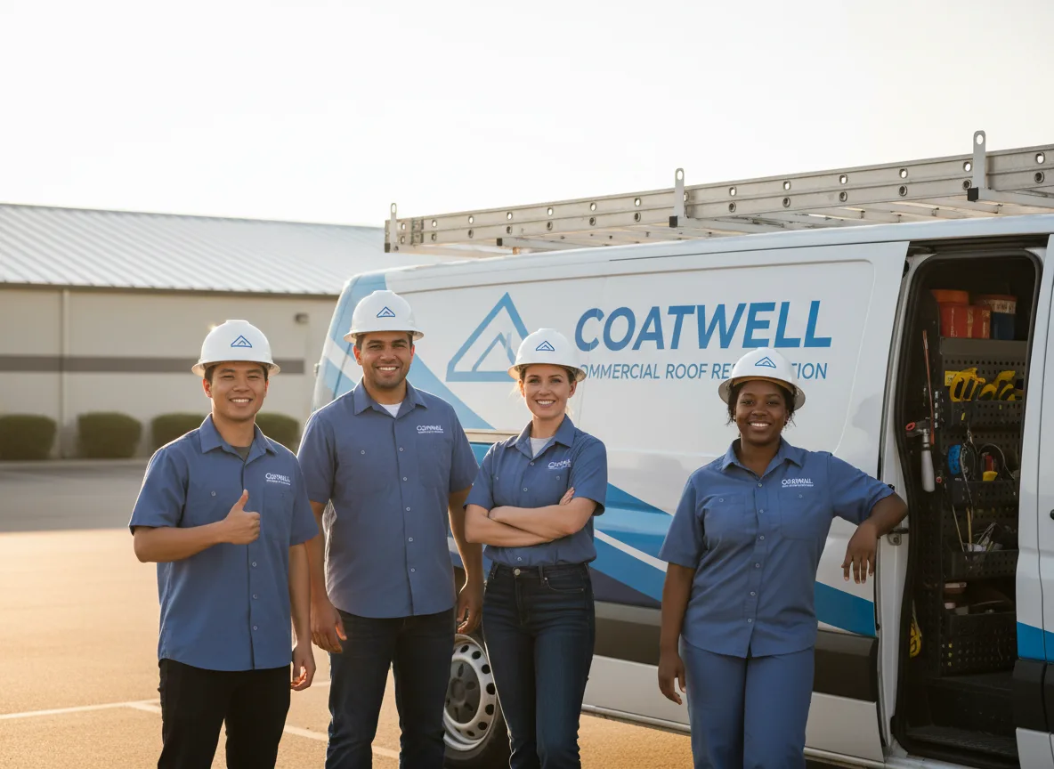 Commercial roof coating company in Townville, PA